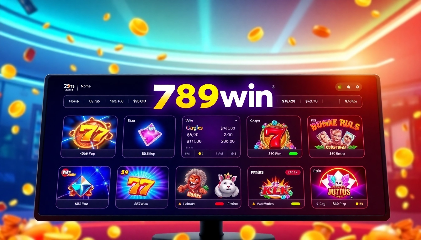 789win online casino platform with engaging graphics, modern design, and vibrant gaming elements for user entertainment.