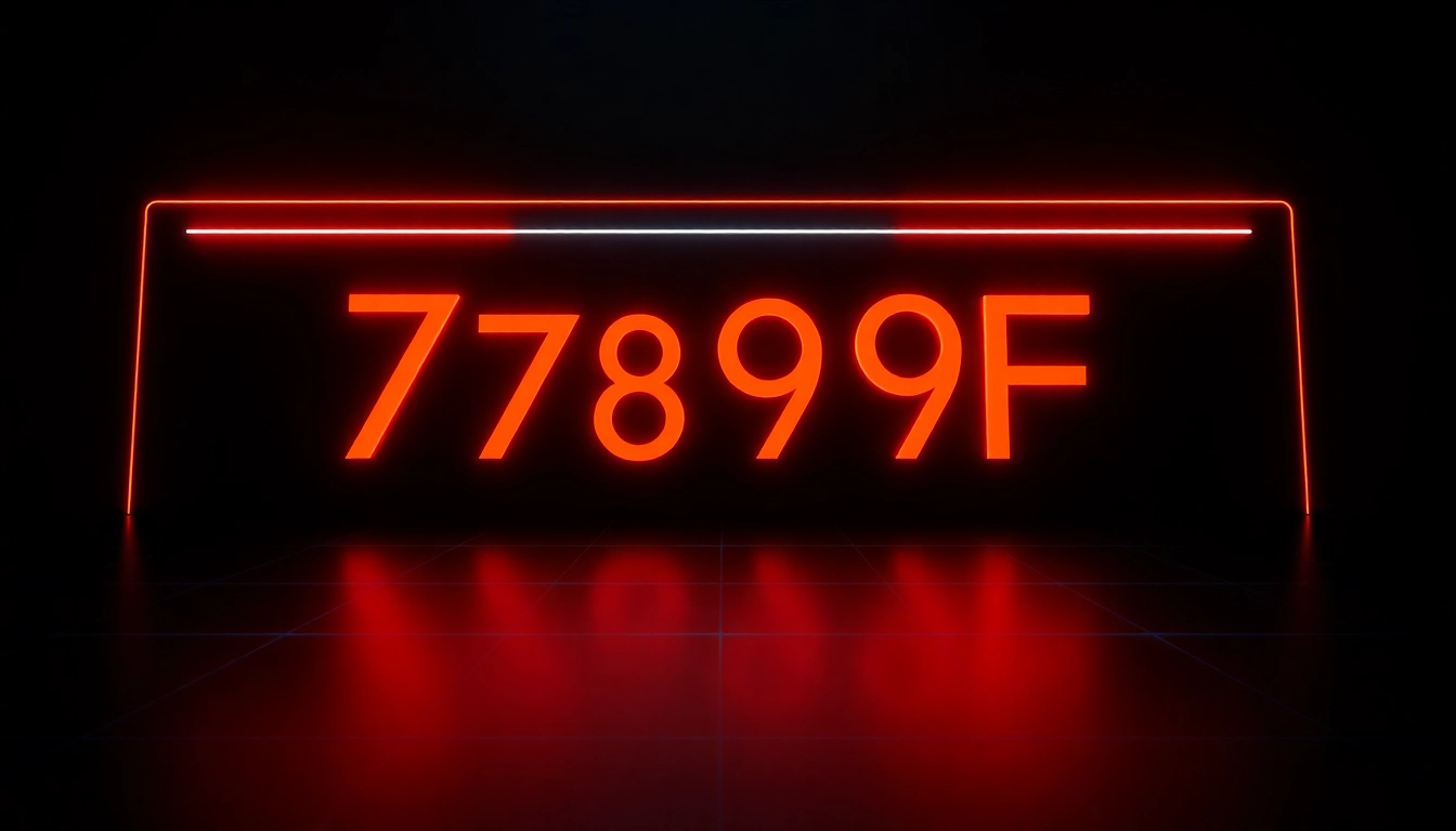 789F branding on a professional digital interface conveying innovation and modernity for online services or industrial equipment.