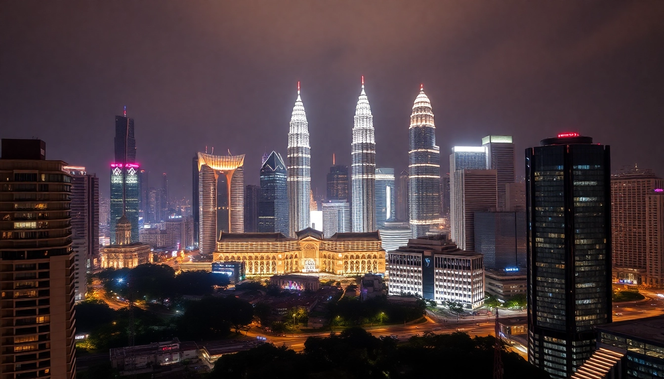 Elegant KL Escort service featuring stylish escorts in Kuala Lumpur, sophisticated night setting, inviting atmosphere, popular with discerning clients.