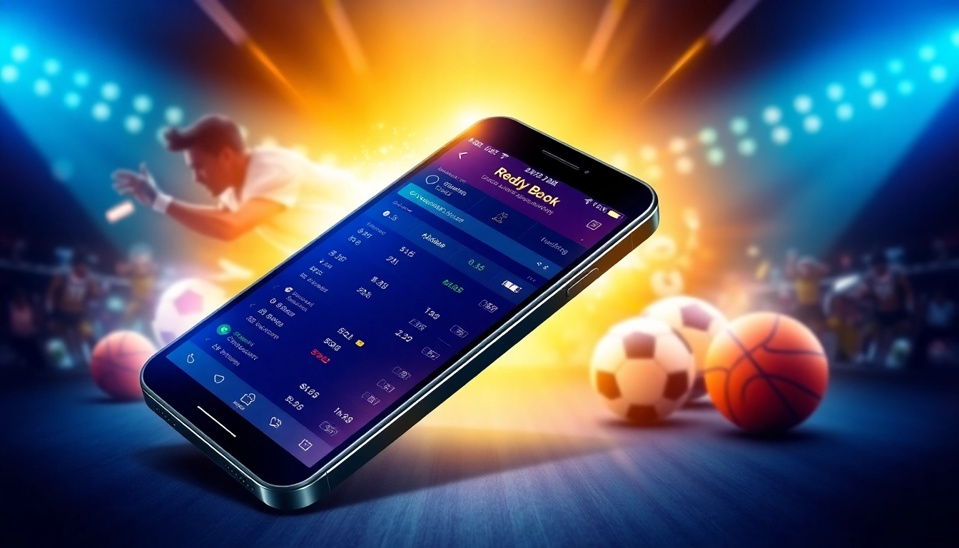 Reddy Book platform in action with live betting on cricket and football matches displayed on a smartphone screen.