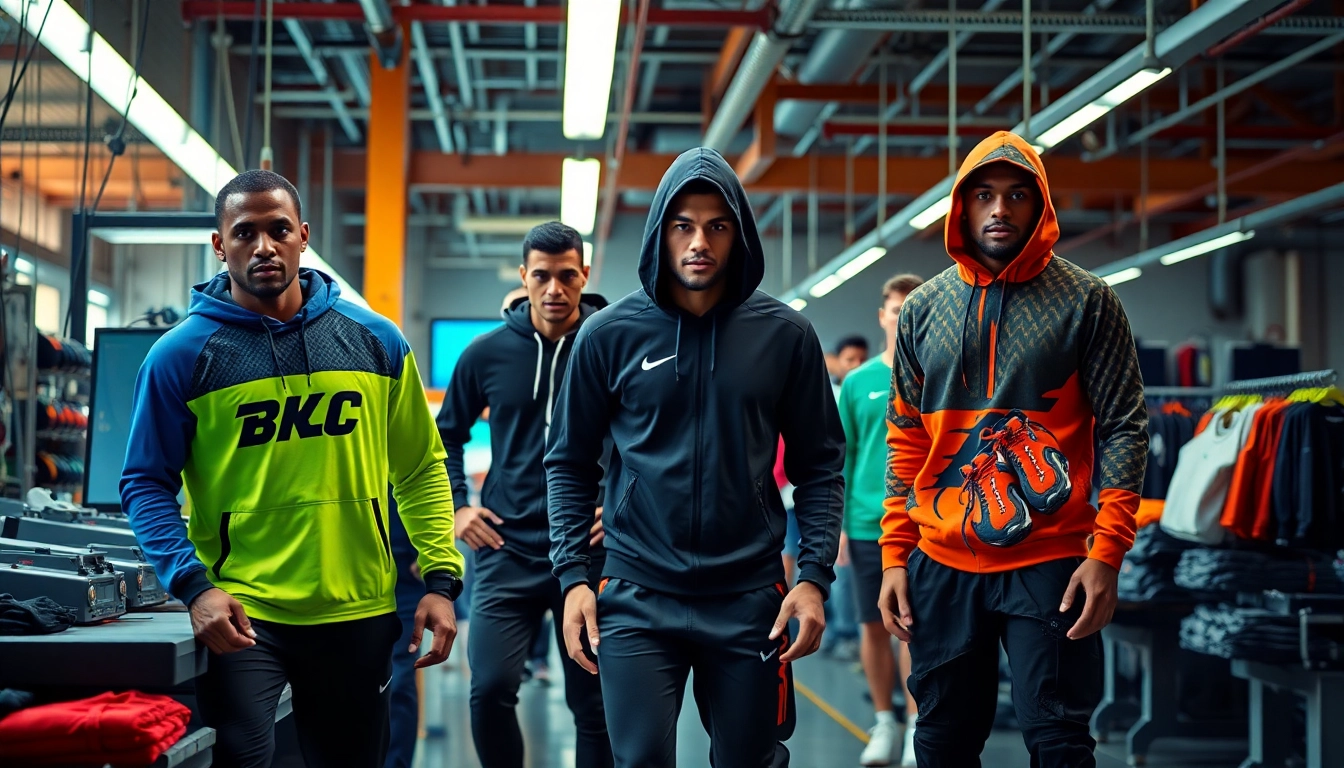 Leading Sportswear Manufacturers showcasing high-performance athletic apparel and custom sportswear solutions for athletes worldwide.