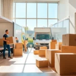 Experienced team from Umzugsunternehmen Nurnberg carefully packing belongings for a smooth