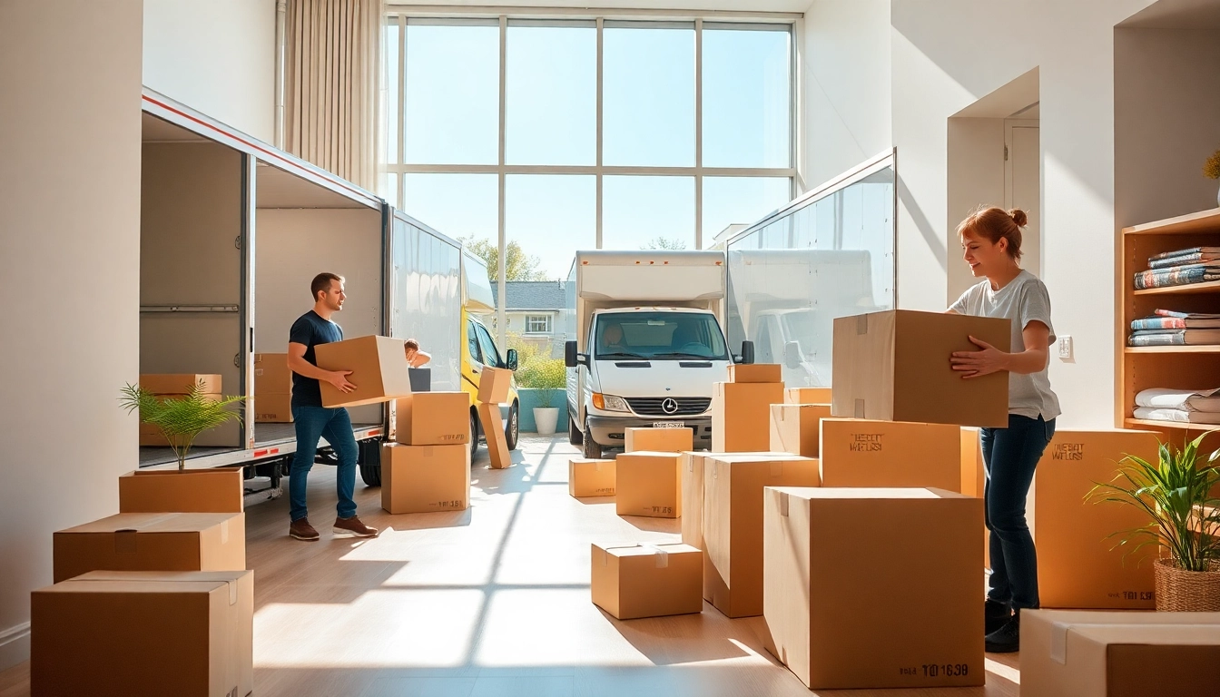 Experienced team from Umzugsunternehmen Nurnberg carefully packing belongings for a smooth