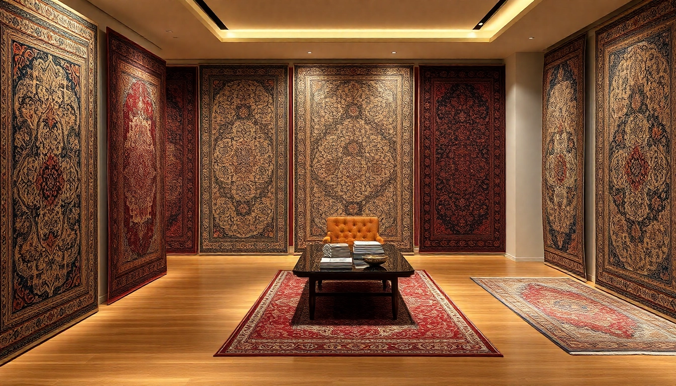 Beautiful Tappeti a Milano showcased in a stylish showroom with intricate patterns and vibrant