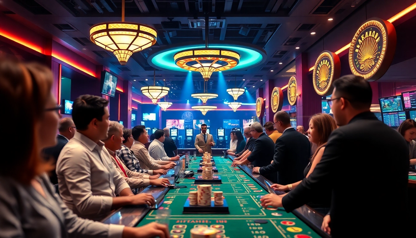 Professional live casino setup showcasing canl casino siteleri with real dealers and vibrant