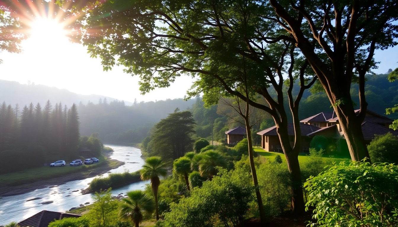 Luxury dandeli resorts nestled in lush greenery with river views and serene surroundings