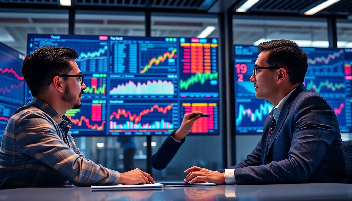 Trading and Investment News analysis of stock market trends with professionals monitoring