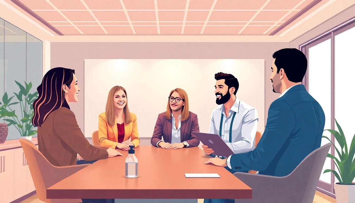 Team assisting with creation de societes au maroc process for business success and growth