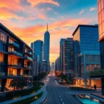 Professional team analyzing real estate market trends and investment opportunities in a