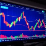 Trading view platform showcasing interactive financial charts and trading tools for investors