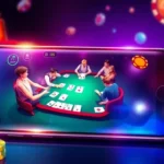 Pak Rummy game playing on a smartphone with colorful cards and engaging user interface,