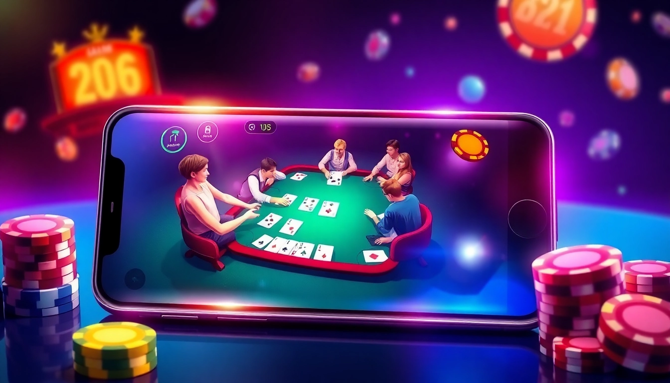 Pak Rummy game playing on a smartphone with colorful cards and engaging user interface,